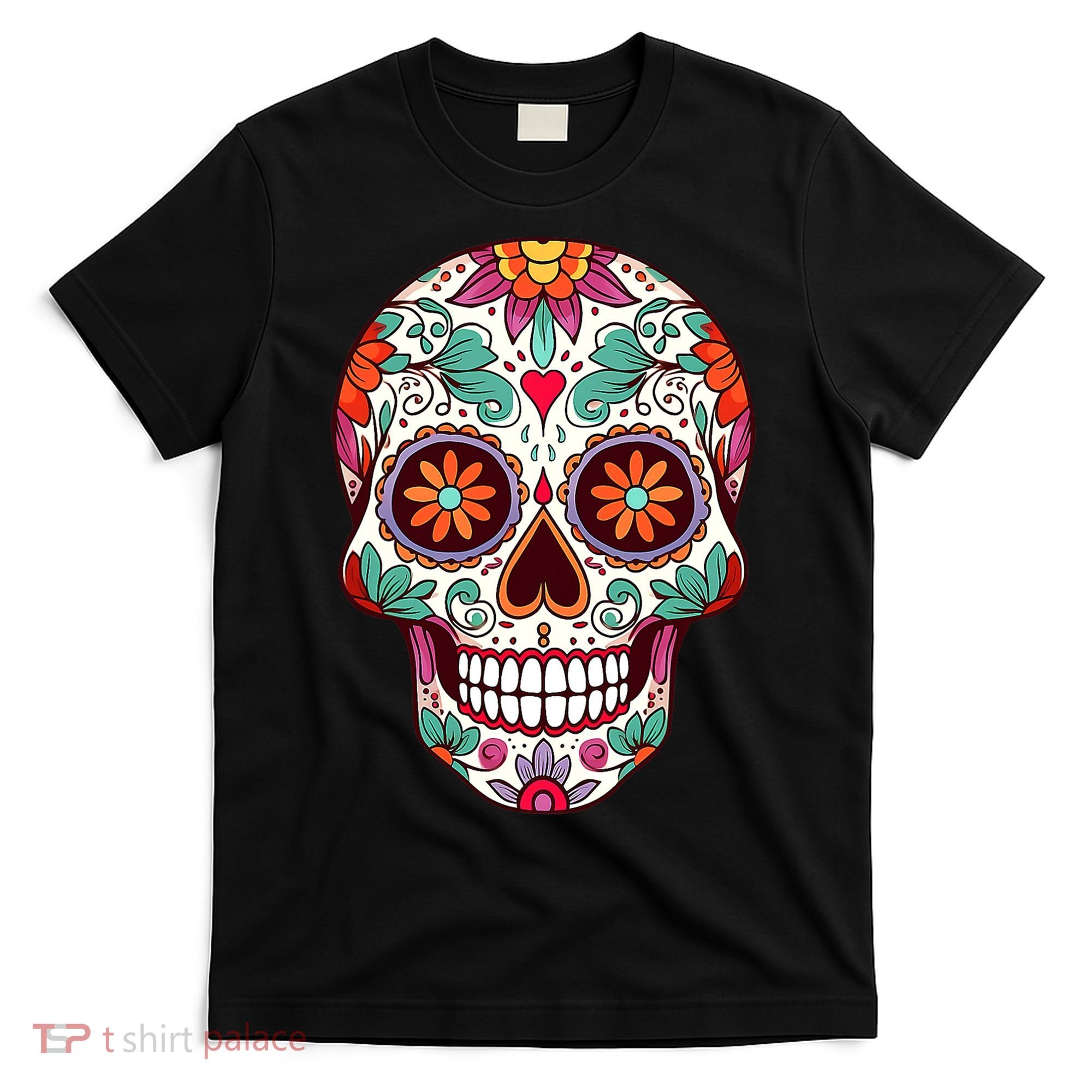Dia De Los Muertos Mexico Costume Day Of Dead Sugar Skull T-Shirt