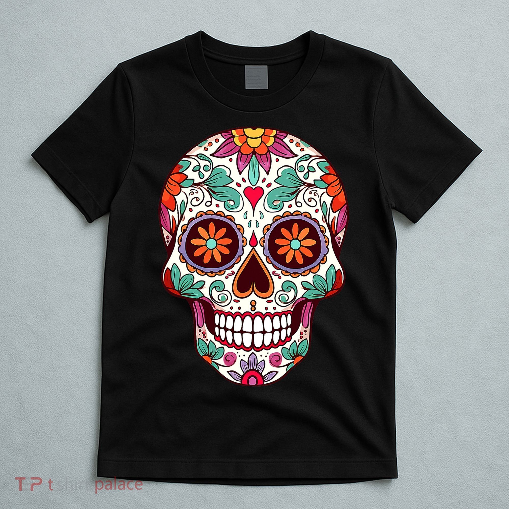 Dia De Los Muertos Mexico Costume Day Of Dead Sugar Skull T-Shirt