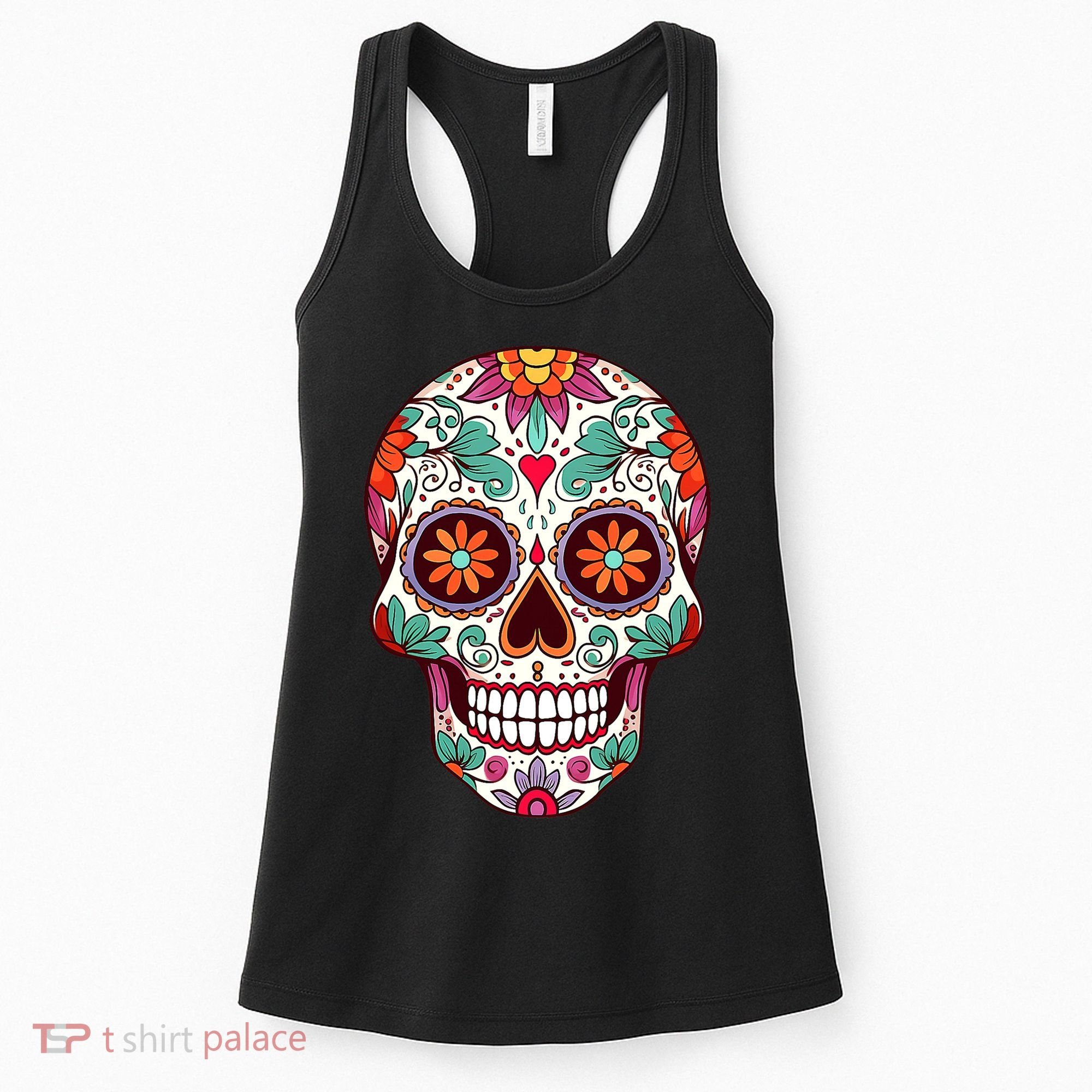 Dia De Los Muertos Mexico Costume Day Of Dead Sugar Skull Women's Tank Top