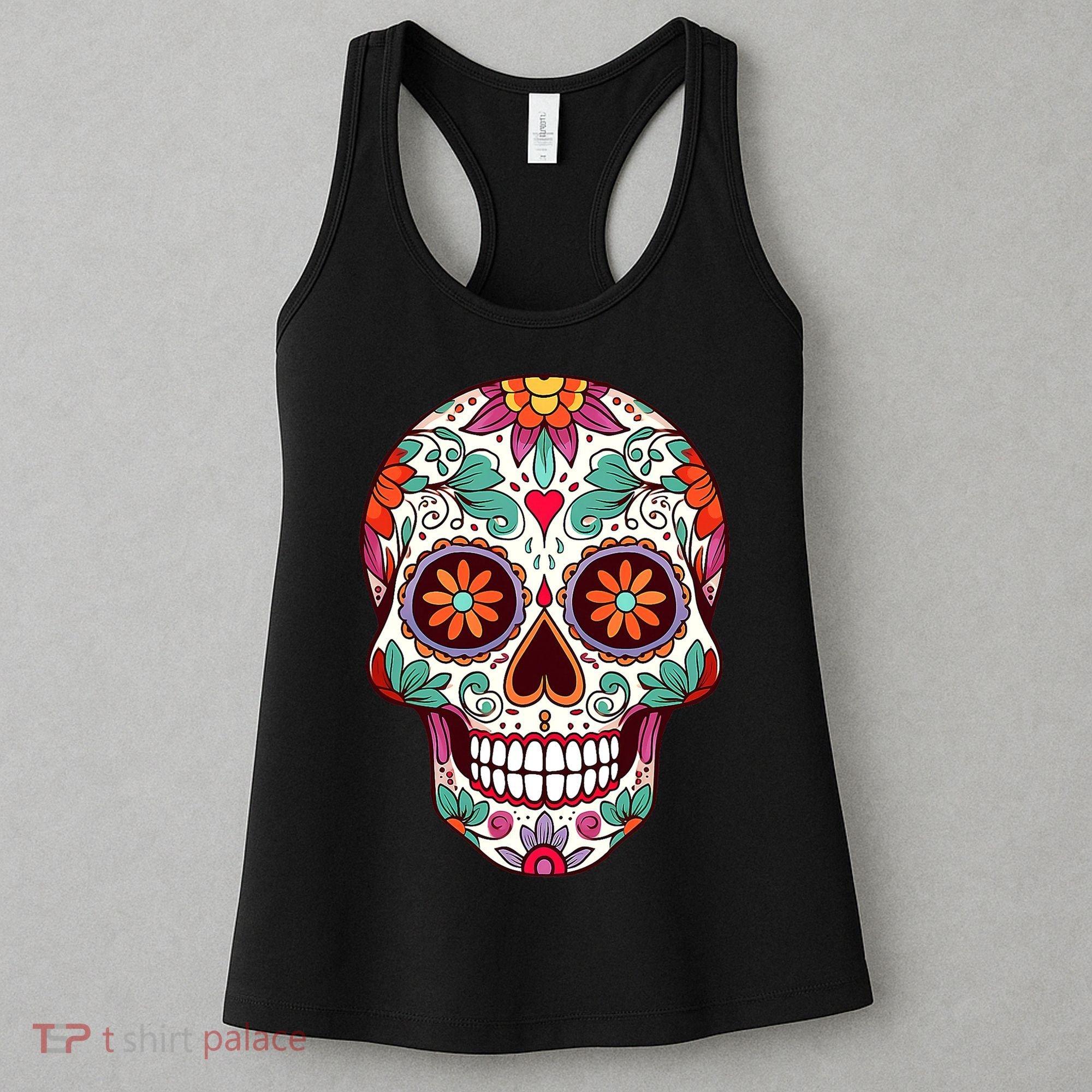 Dia De Los Muertos Mexico Costume Day Of Dead Sugar Skull Women's Tank Top