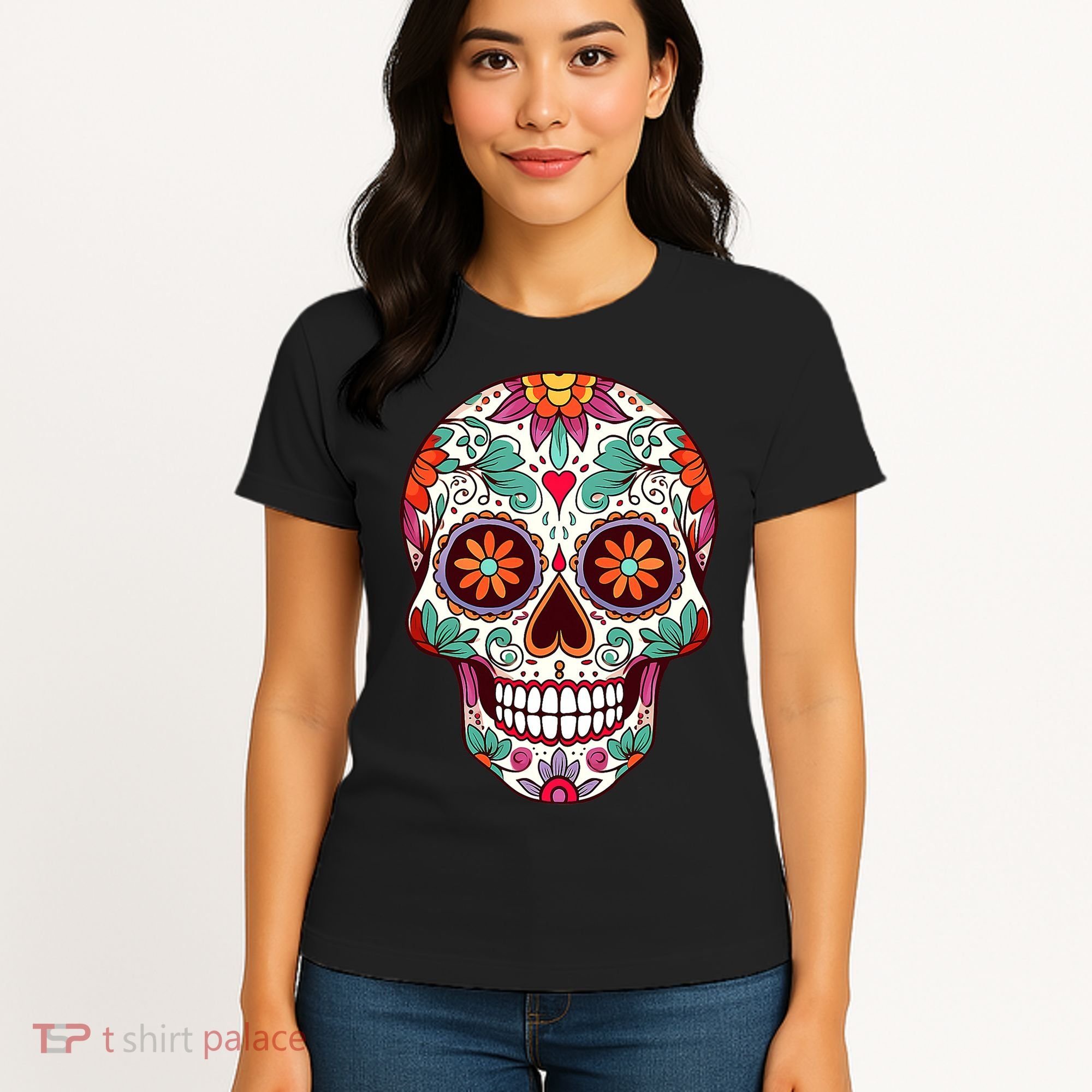 Dia De Los Muertos Mexico Costume Day Of Dead Sugar Skull Women's T-Shirt