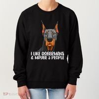 Doberman Dog Lover funny Doberman Lover Women's Sweatshirt thumb 0