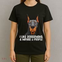 Doberman Dog Lover funny Doberman Lover T-Shirt thumb 4