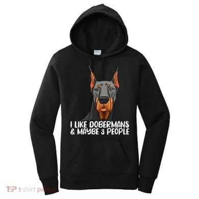 Doberman Dog Lover funny Doberman Lover Women's Hoodie
