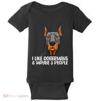 Doberman Dog Lover funny Doberman Lover Baby Bodysuit thumb 0