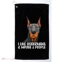 Doberman Dog Lover funny Doberman Lover Golf Towel thumb 0