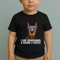 Doberman Dog Lover funny Doberman Lover Toddler T-Shirt thumb 2