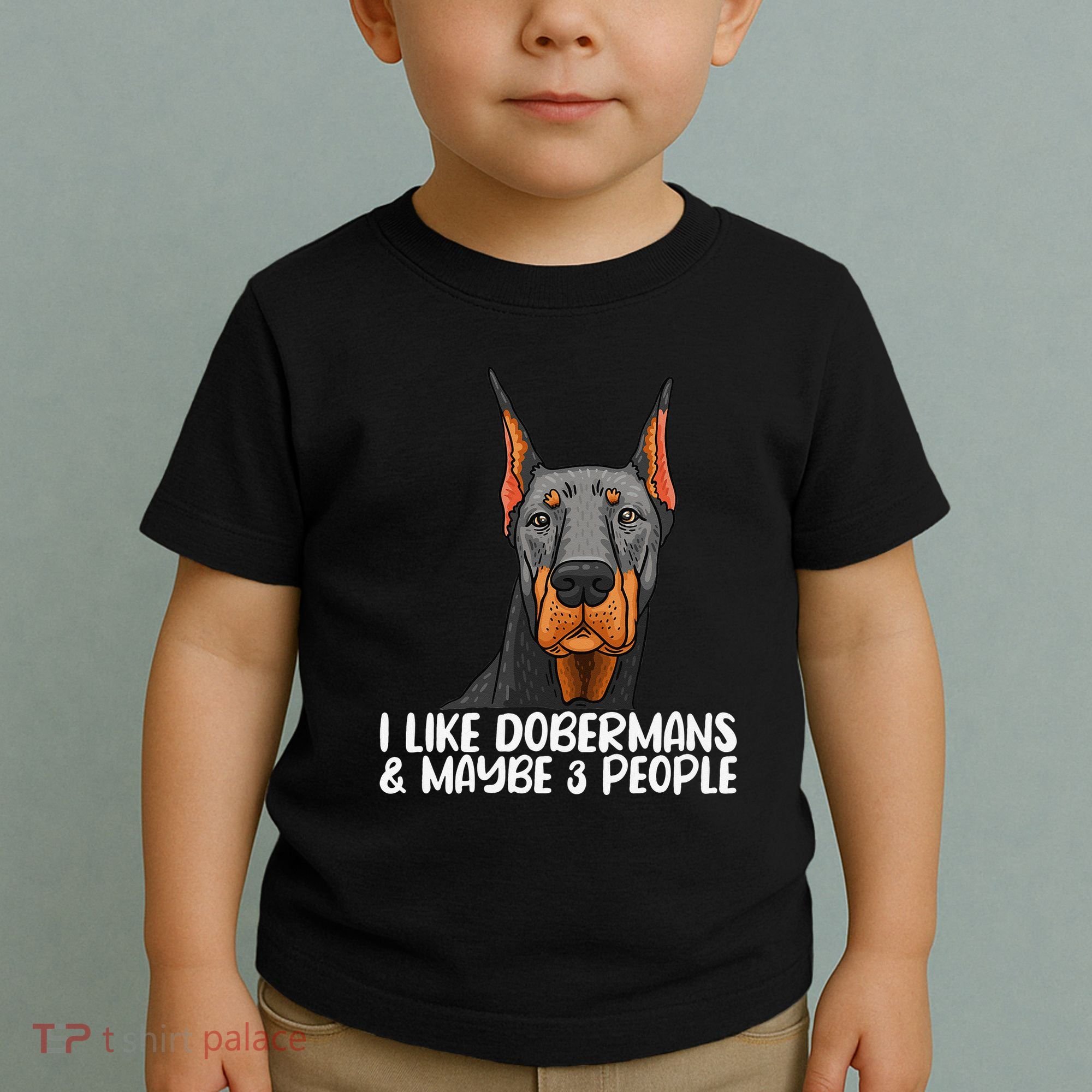 Doberman Dog Lover funny Doberman Lover Toddler T-Shirt
