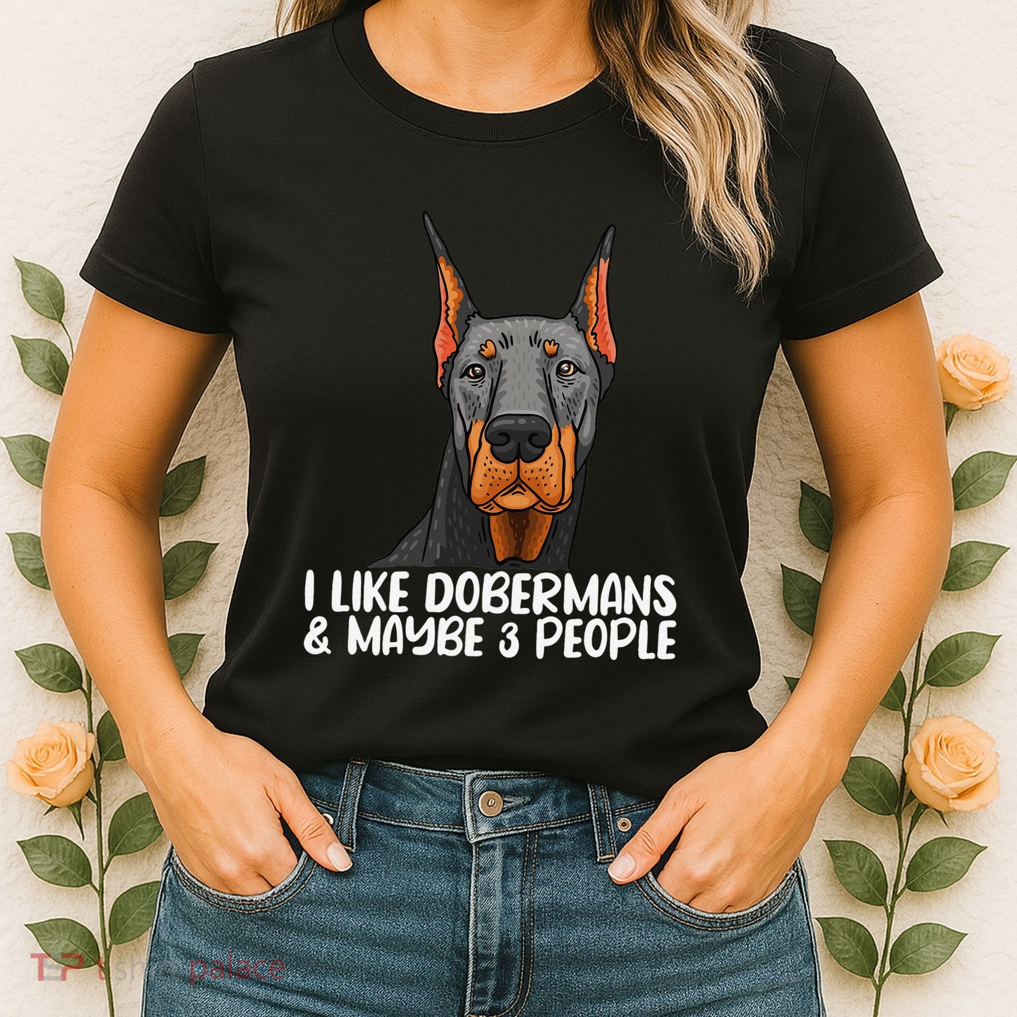 Doberman Dog Lover funny Doberman Lover Women's T-Shirt