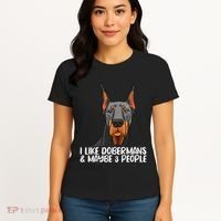 Doberman Dog Lover funny Doberman Lover Women's T-Shirt thumb 4