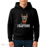 Doberman Dog Lover funny Doberman Lover Kids Hoodie thumb 4