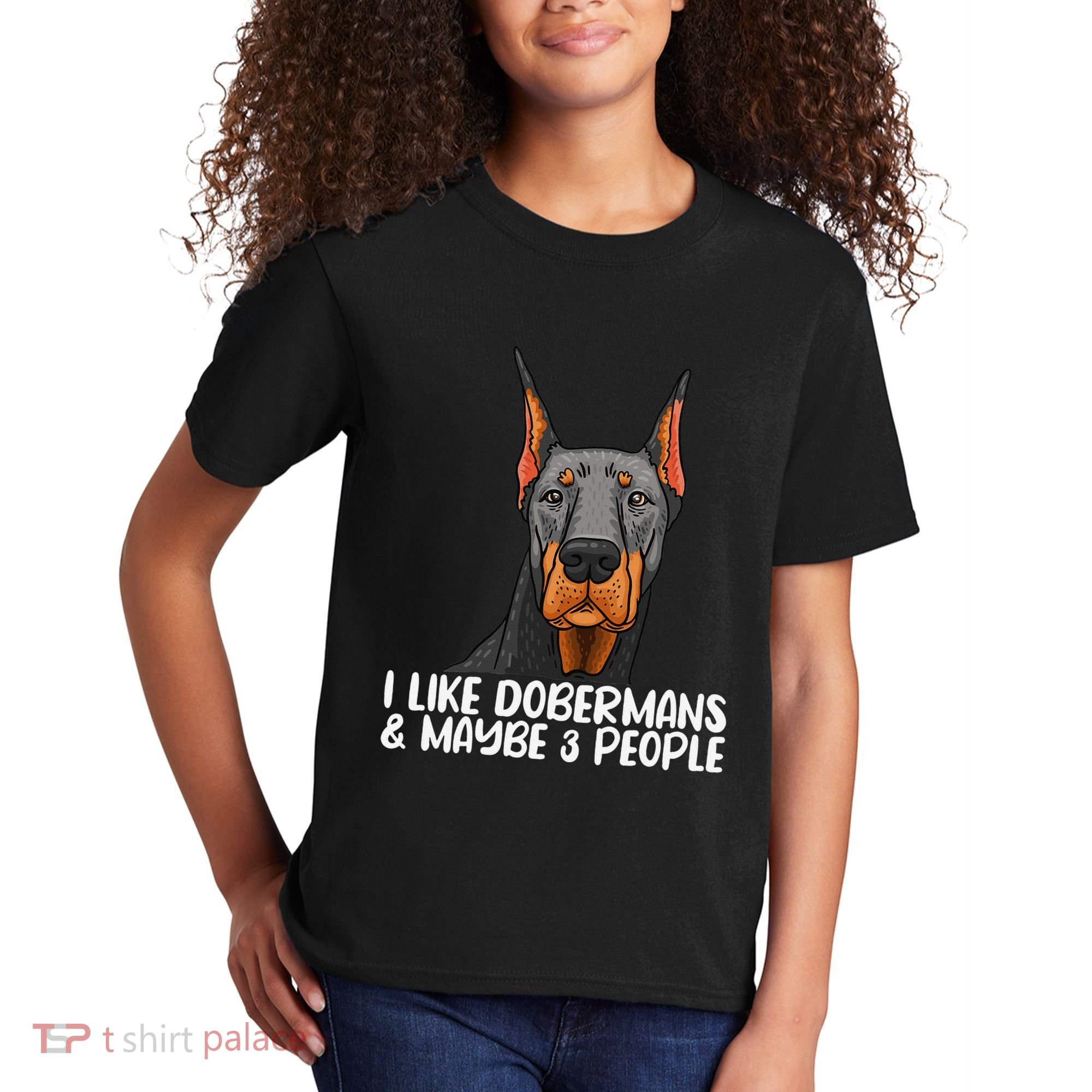 Doberman Dog Lover funny Doberman Lover Kids T-Shirt