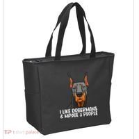 Doberman Dog Lover funny Doberman Lover Tote Bag thumb 2