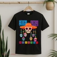Dia De Los Muertos Day Of The Dead Sugar Skull Halloween T-Shirt thumb 2
