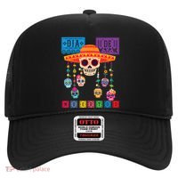 Dia De Los Muertos Day Of The Dead Sugar Skull Halloween Hat thumb 0