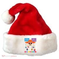 Dia De Los Muertos Day Of The Dead Sugar Skull Halloween Santa Hat thumb 0