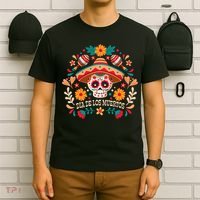 Dia De Los Muertos Day Of Dead Mexican T-Shirt thumb 6