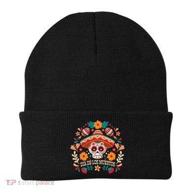 Dia De Los Muertos Day Of Dead Mexican Beanie