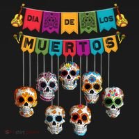 Dia De Los Muertos Mexican Day Of Death Hoodie thumb 2