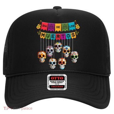 Dia De Los Muertos Mexican Day Of Death Hat