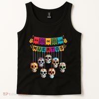 Dia De Los Muertos Mexican Day Of Death Tank Top thumb 2