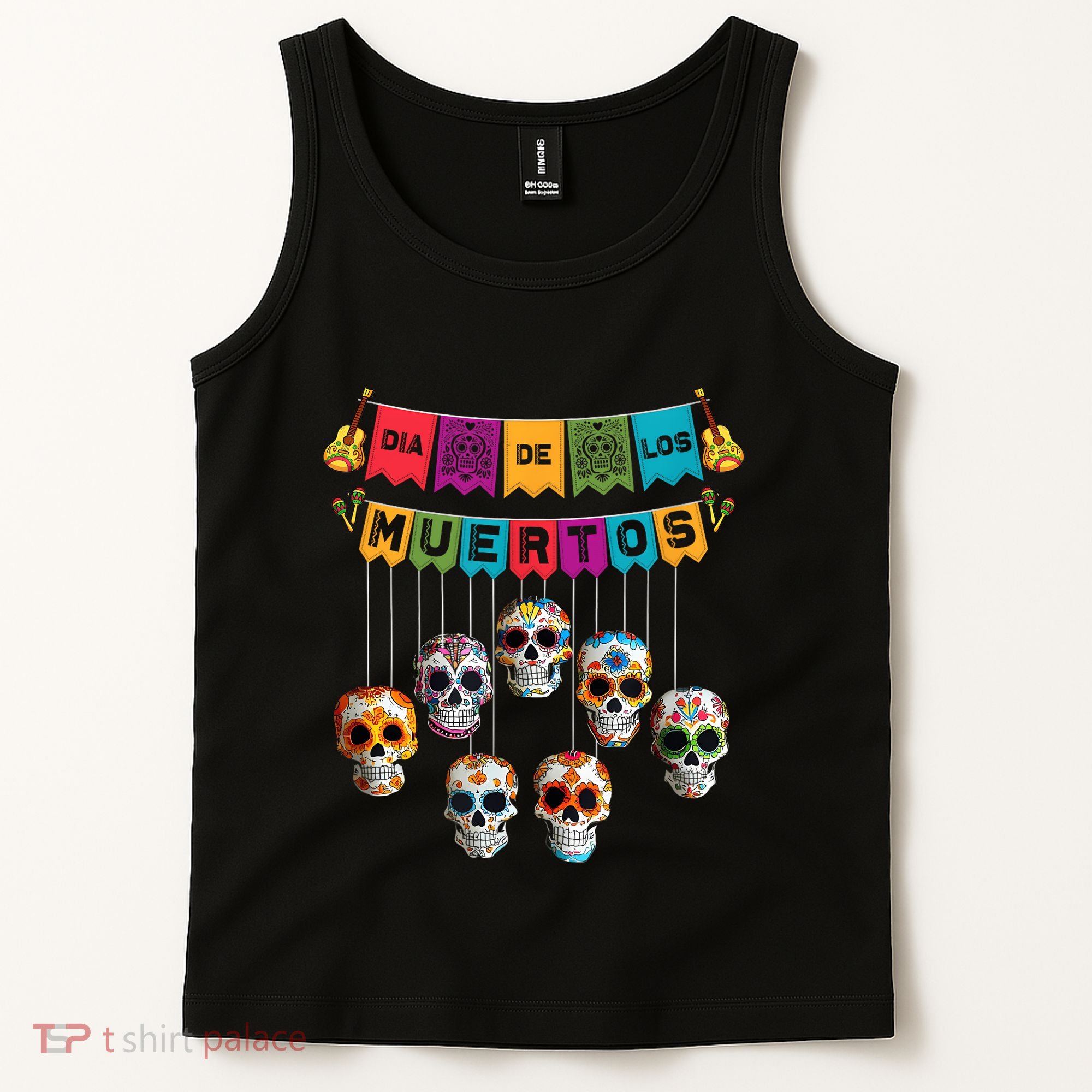 Dia De Los Muertos Mexican Day Of Death Tank Top