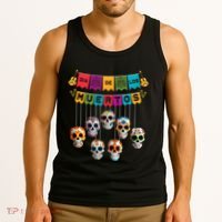 Dia De Los Muertos Mexican Day Of Death Tank Top thumb 3