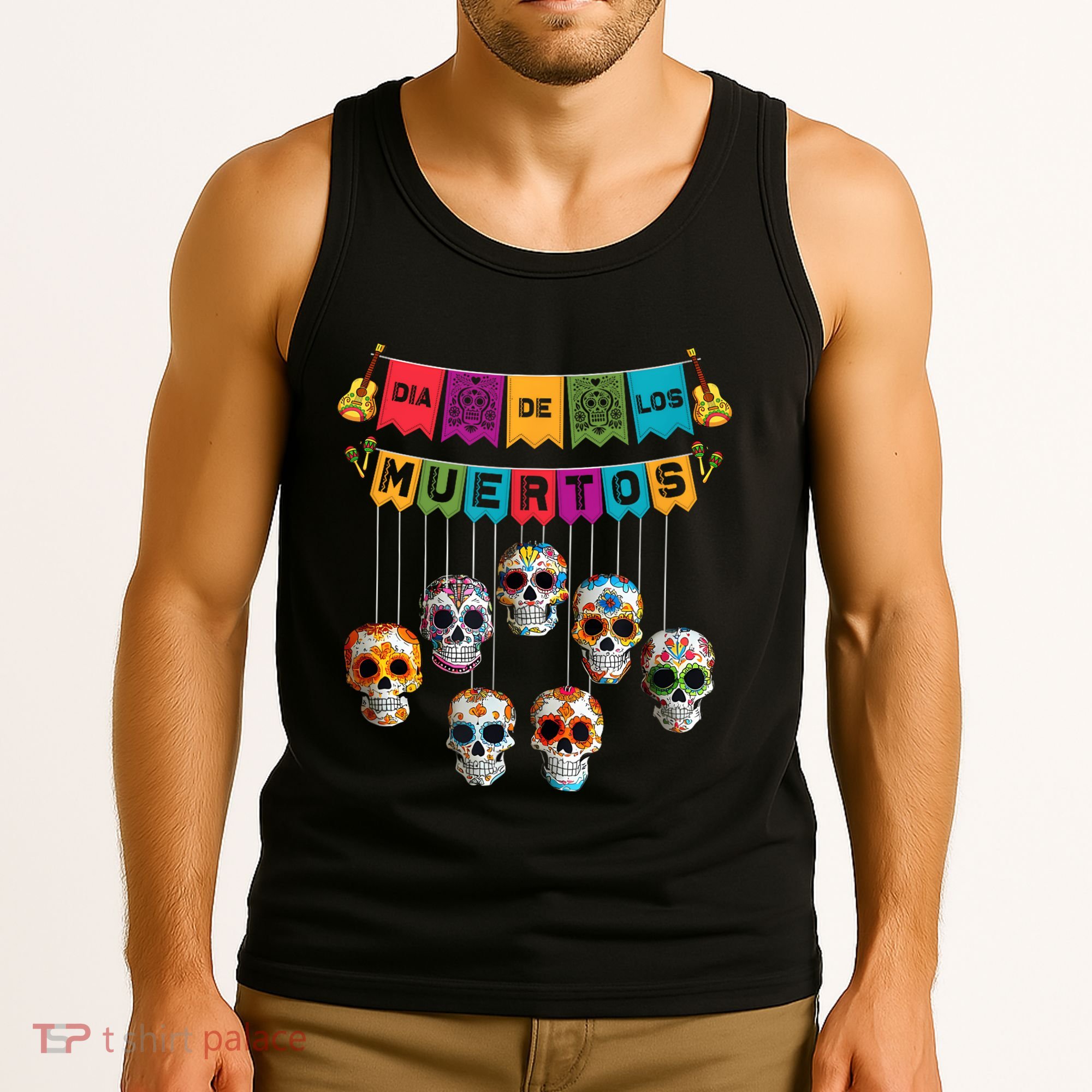 Dia De Los Muertos Mexican Day Of Death Tank Top