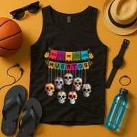 Dia De Los Muertos Mexican Day Of Death Tank Top thumb 4