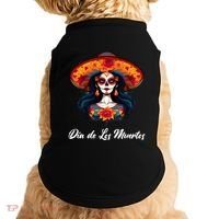 Dia De Los Muertos Day Of The Dead Festive Doggie Tank thumb 0