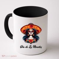 Dia De Los Muertos Day Of The Dead Festive Coffee Mug thumb 0