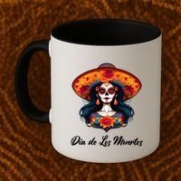 Dia De Los Muertos Day Of The Dead Festive Coffee Mug thumb 2