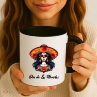 Dia De Los Muertos Day Of The Dead Festive Coffee Mug thumb 3