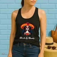 Dia De Los Muertos Day Of The Dead Festive Women's Tank Top thumb 2