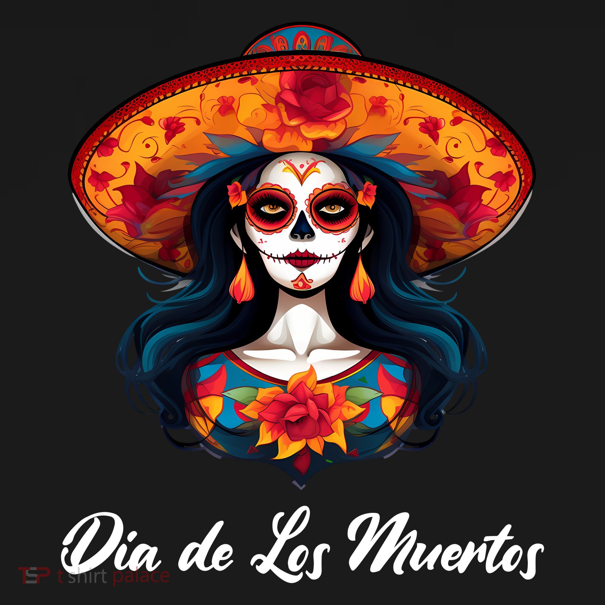 Dia De Los Muertos Day Of The Dead Festive Kids T-Shirt