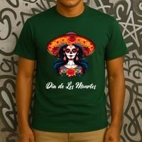 Dia De Los Muertos Day Of The Dead Festive T-Shirt thumb 3