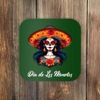 Dia De Los Muertos Day Of The Dead Festive Coaster thumb 0