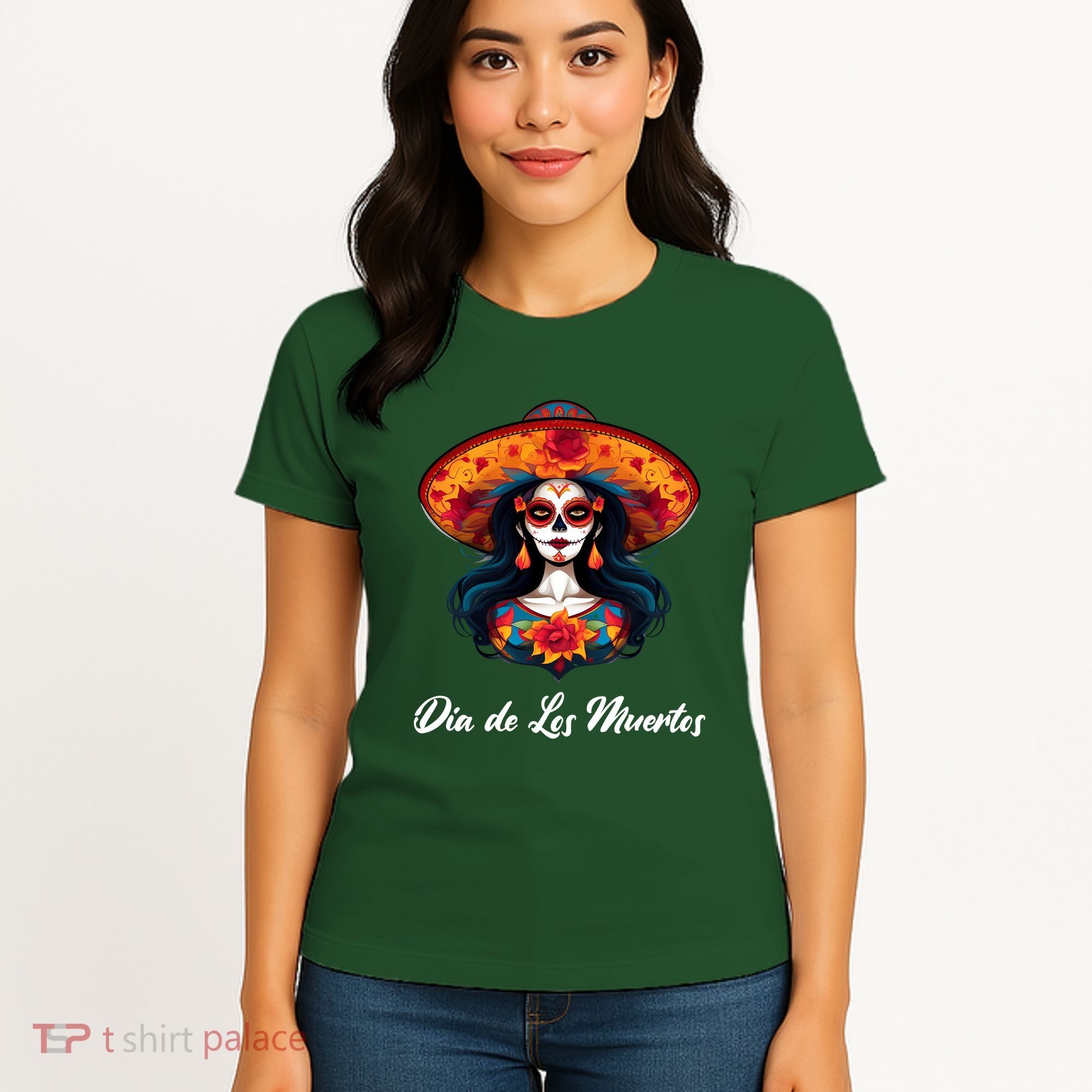 Dia De Los Muertos Day Of The Dead Festive Women's T-Shirt