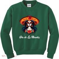 Dia De Los Muertos Day Of The Dead Festive Kids Sweatshirt thumb 0