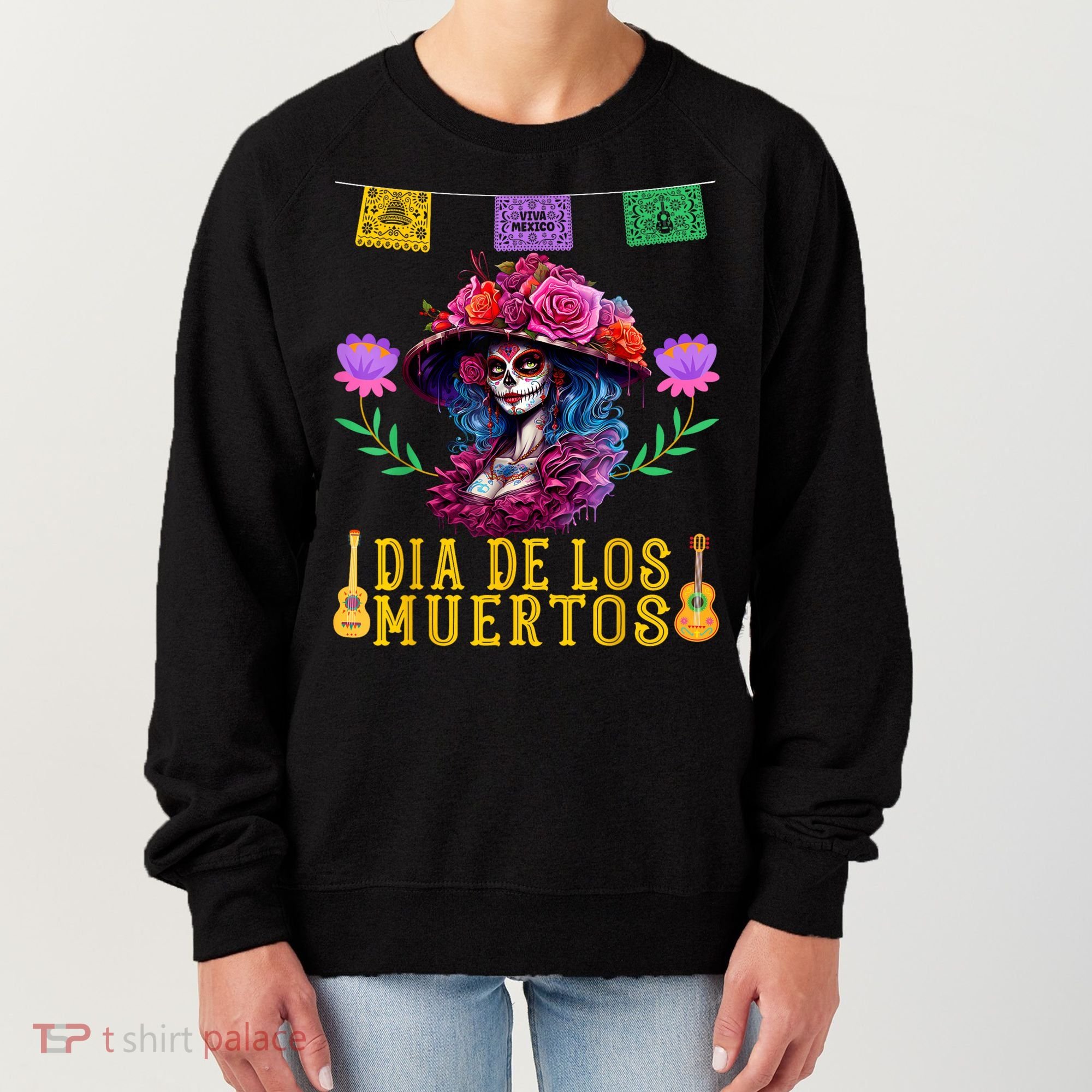 Dia De Los Muertos Costume Day Of The Dead Women's Sweatshirt