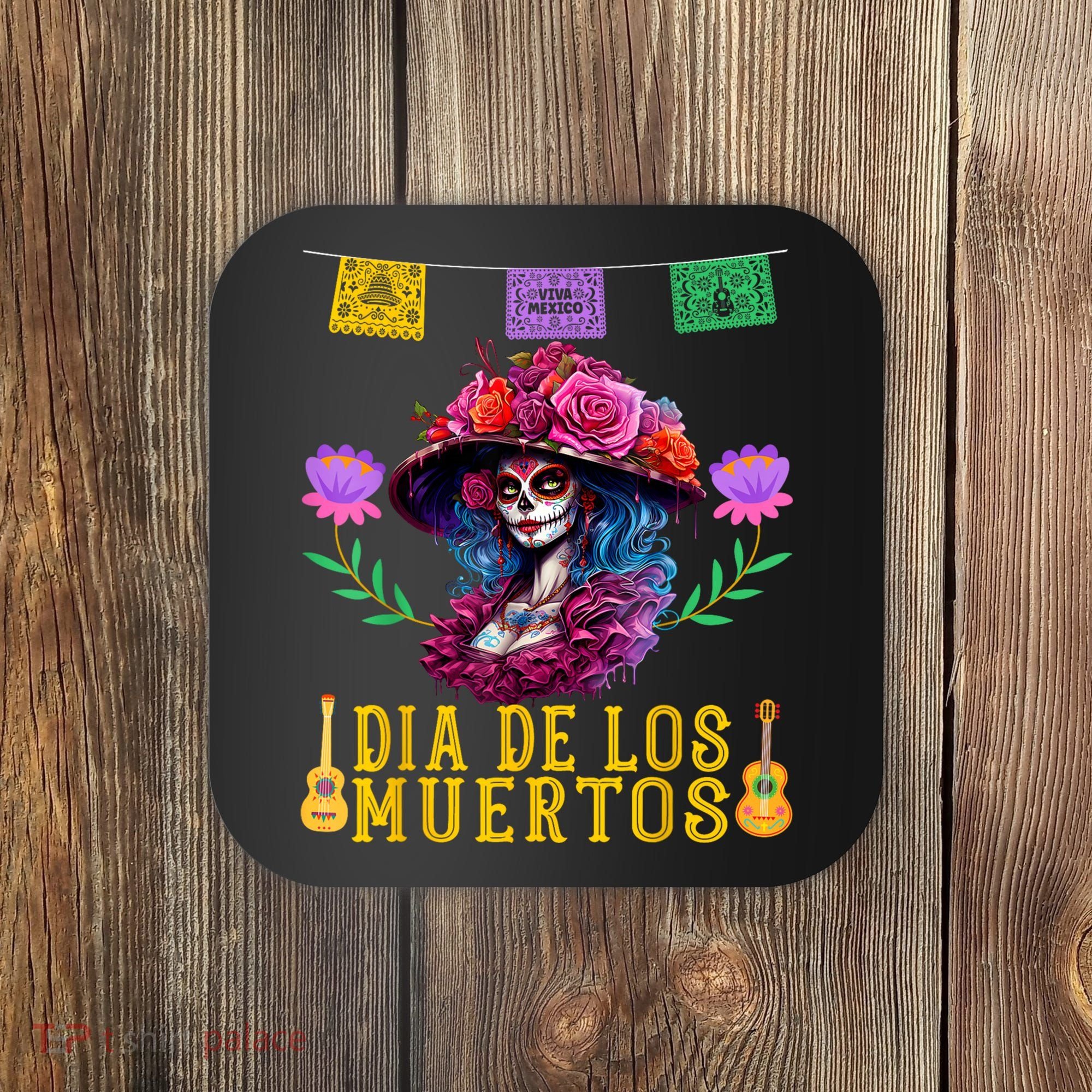 Dia De Los Muertos Costume Day Of The Dead Coaster