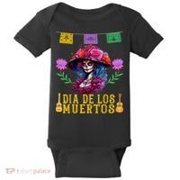 Dia De Los Muertos Costume Day Of The Dead Baby Bodysuit thumb 0