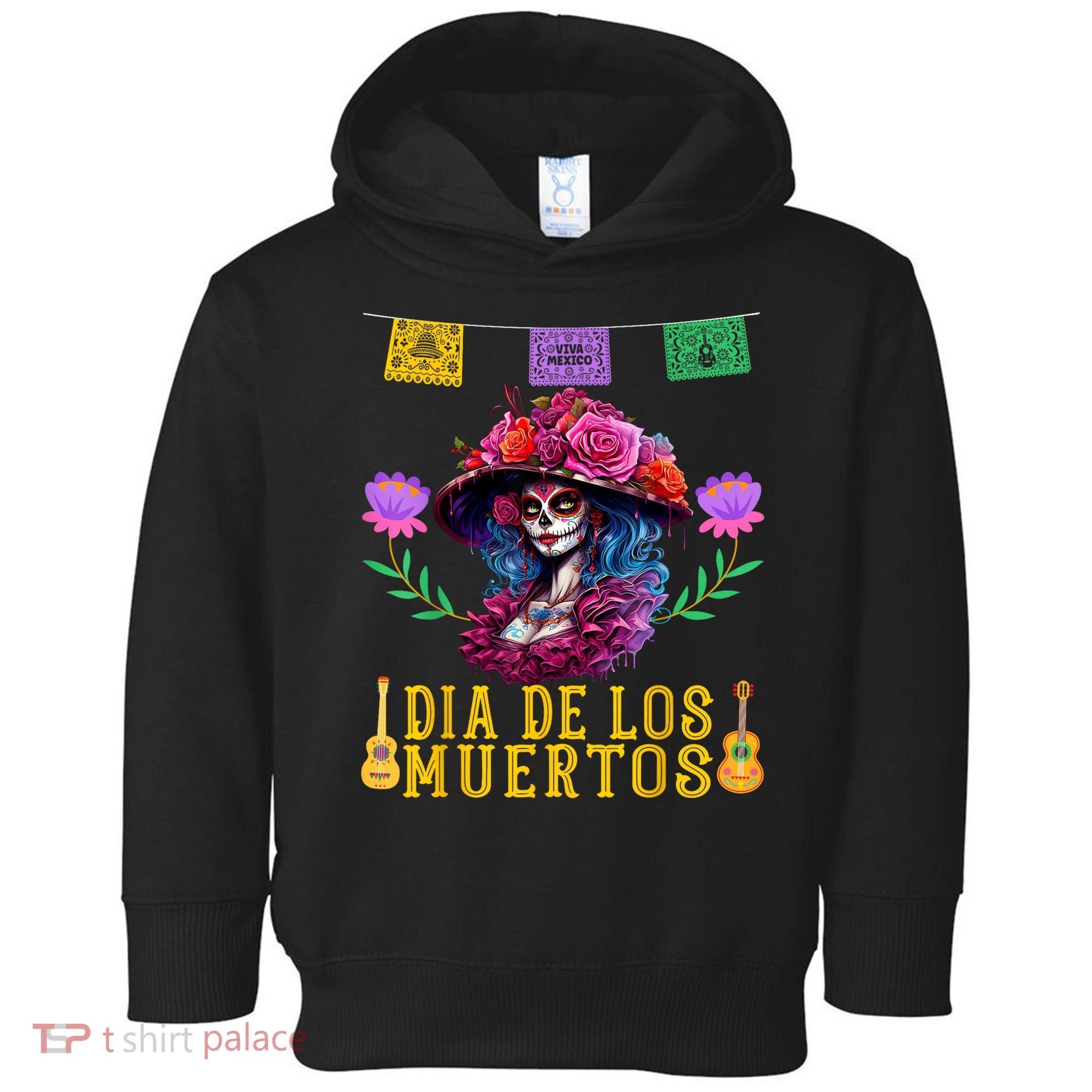 Dia De Los Muertos Costume Day Of The Dead Toddler Hoodie