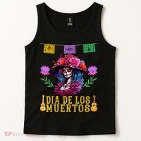 Dia De Los Muertos Costume Day Of The Dead Tank Top thumb 2
