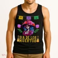 Dia De Los Muertos Costume Day Of The Dead Tank Top thumb 3