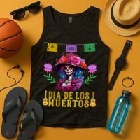 Dia De Los Muertos Costume Day Of The Dead Tank Top thumb 4