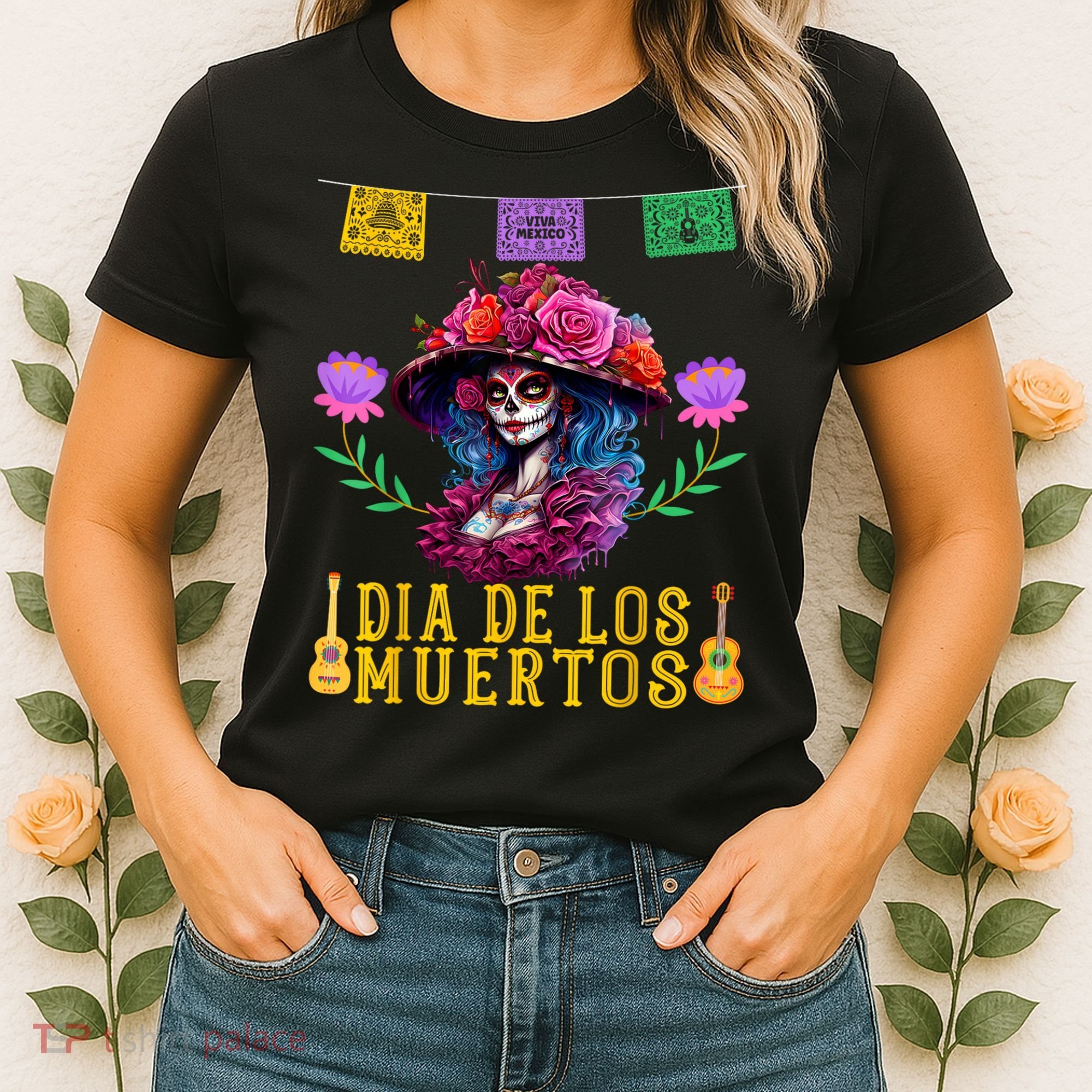 Dia De Los Muertos Costume Day Of The Dead Women's T-Shirt