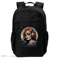Dia De Los Muertos Calavera Retro Bomber Pinup Sugar Skull Backpack thumb 0