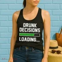 Drunk Decisions Loading Women's Tank Top thumb 2
