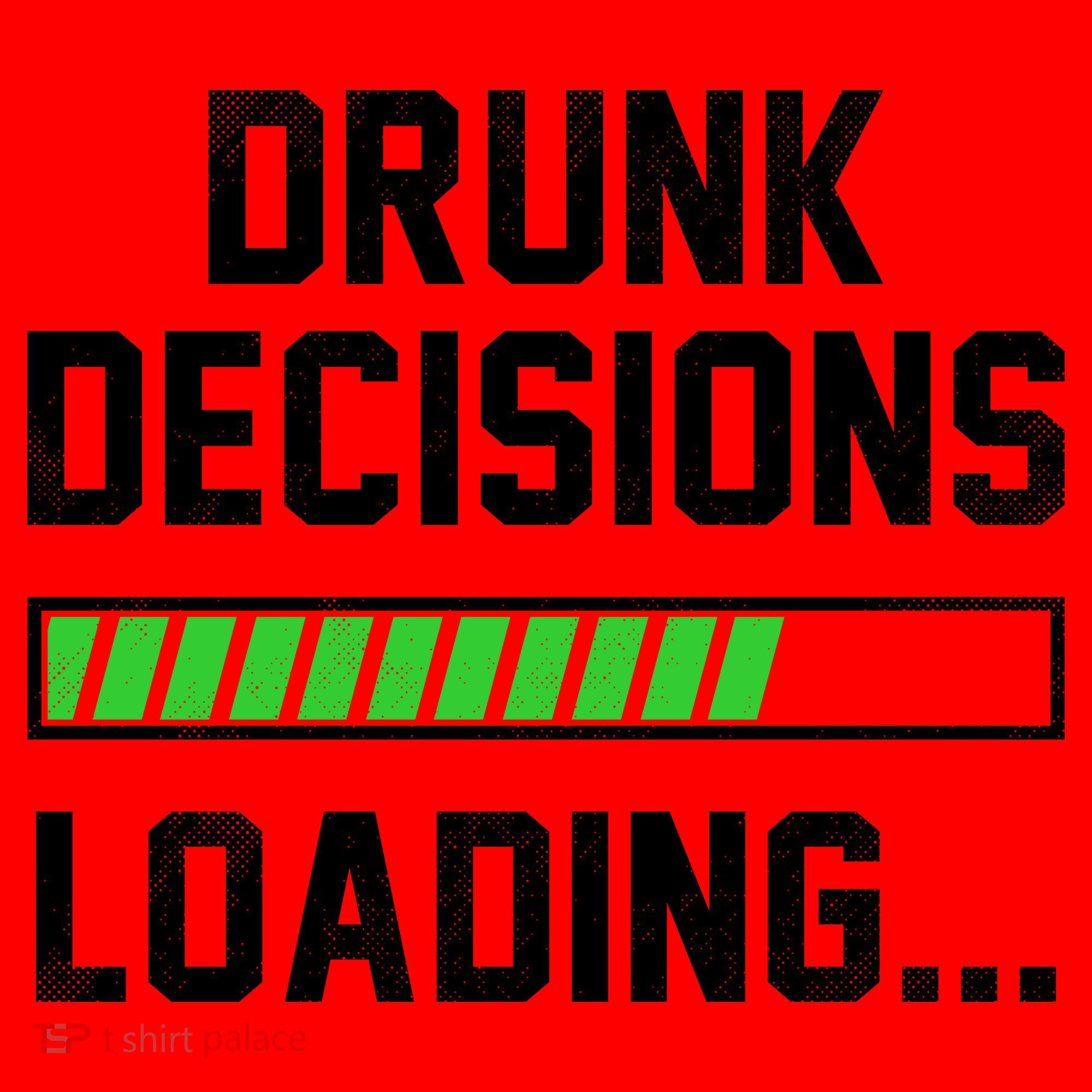Drunk Decisions Loading Santa Hat